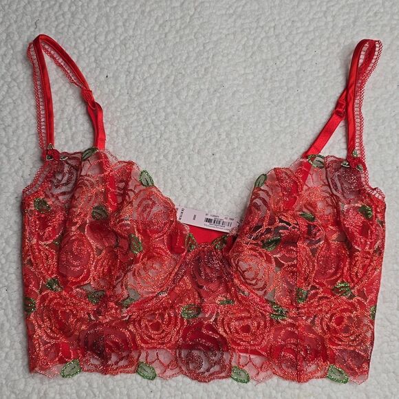 1185 NWT For Love & Lemons Gene Bra Sz 32DD - Picture 3 of 6